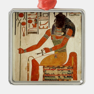 The god, Khepri, from the Tomb of Nefertari Metal Ornament