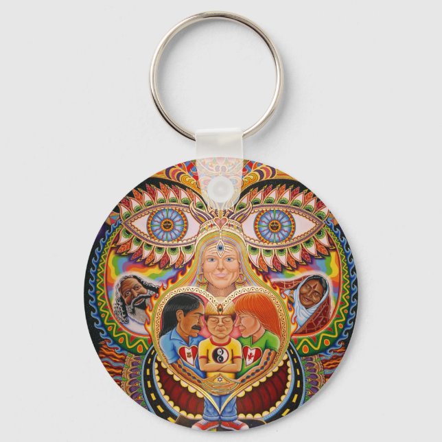 The God of Healing  Key Ring (Front)