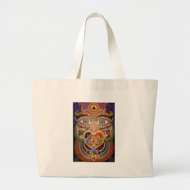 The God of Healing  Large Tote Bag (Front)