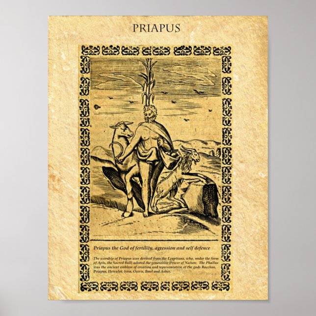 THE GOD PRIAPUS POSTER (Front)