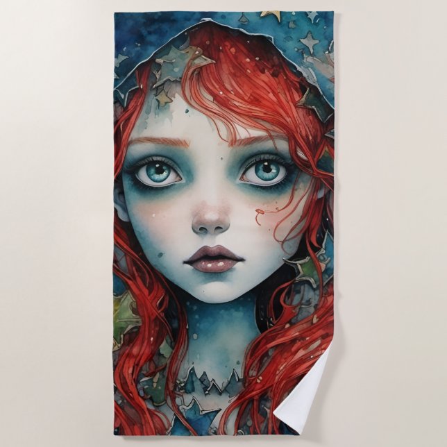 The Goddess Brigid Beach Towel (Front)