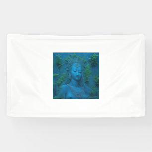 The goddess Ishtar in the lake of eternal life Banner
