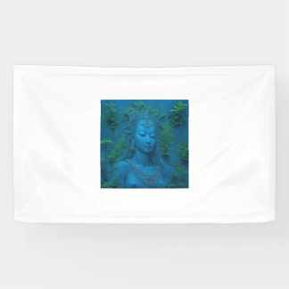 The goddess Ishtar in the lake of eternal life Banner