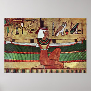 The Goddess Isis,  By Ägyptischer Maler Um 1360 Poster
