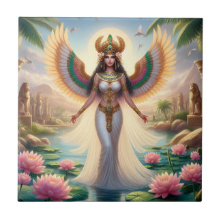 The Goddess Isis is All Things to All Men Ceramic Tile