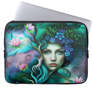 The Goddess of Forest Laptop Sleeve