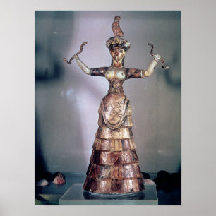 The Goddess of the Serpents Poster