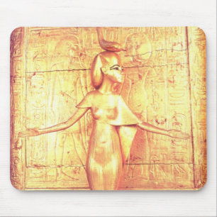 The goddess Selket on the canopic shrine Mouse Pad