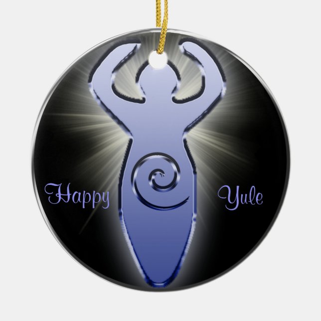 The Goddess Tree Ornament circle (Front)