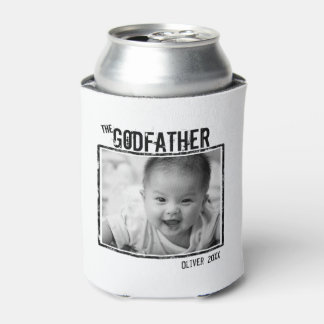 The Godfather | Personalised Photo and Name Can Cooler