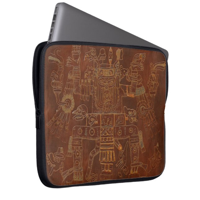 The Gods South American Folk Art Laptop Sleeve (Front Right)