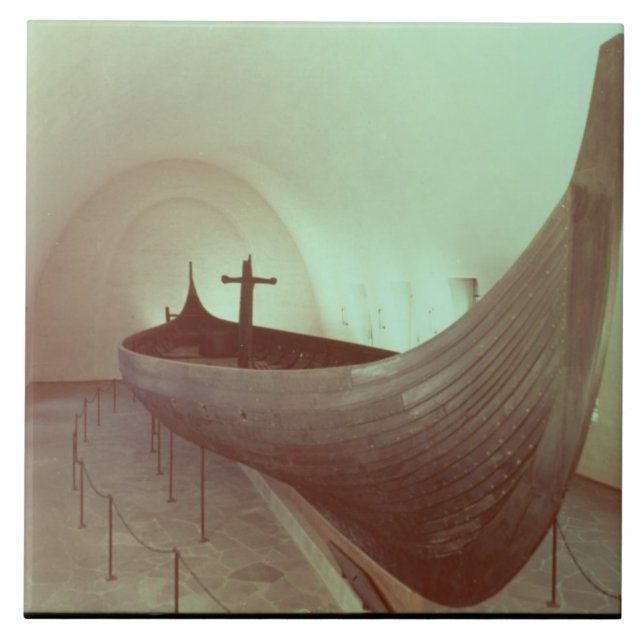 The Gokstad longship (wood) Tile (Front)