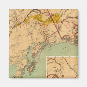 The Gold and Coal Fields of Alaska Magnet