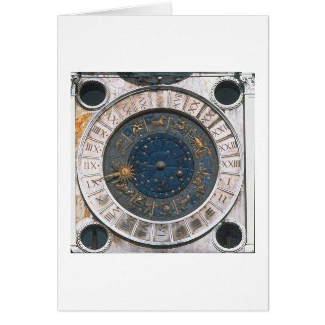 The gold and enamel clock face, design begun by Ma (Front)