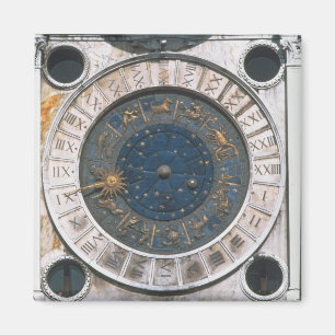 The gold and enamel clock face, design begun by Ma Magnet