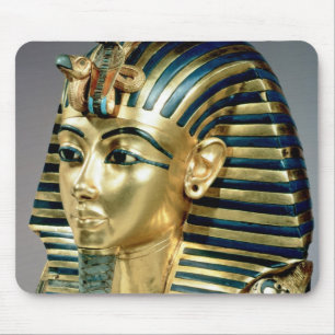 The gold funerary mask, from tomb of Tutankhamun Mouse Pad