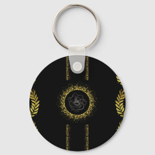 The Gold Leaf Collection - Glowing Rose Key Ring