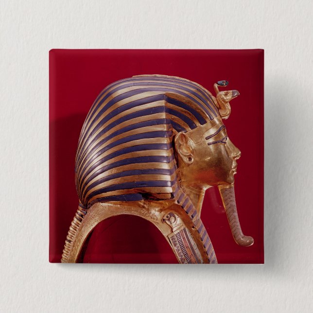 The gold mask, from the Treasure of 15 Cm Square Badge (Front)