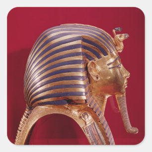 The gold mask, from the Treasure of Square Sticker