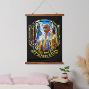 The Gold Standard - President Trump 2024 Hanging Tapestry
