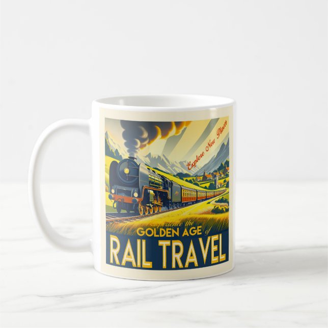 The Golden Age - Bordered Coffee Mug (Left)