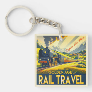 The Golden Age - Bordered Key Ring