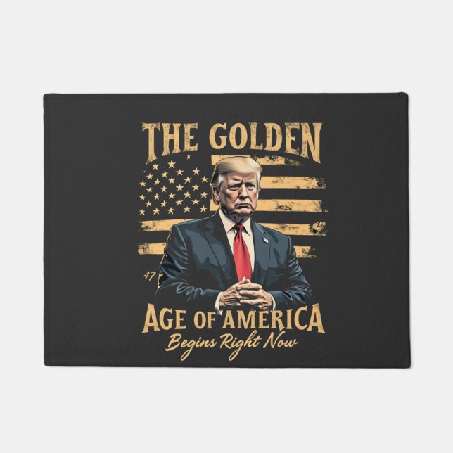 The Golden Age of America Begins Now Doormat (Front)