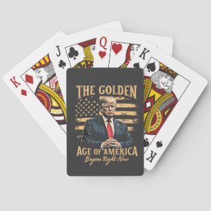 The Golden Age of America Begins Now Playing Cards