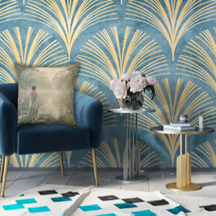 The Golden Age of Grace Art Nouveau Cushion