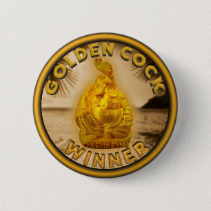 THE GOLDEN BAGAAAK 6 CM ROUND BADGE