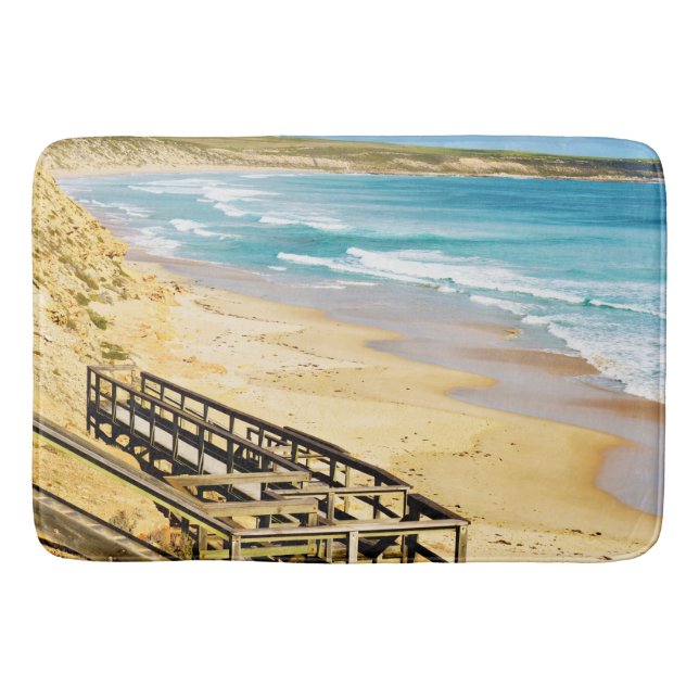 The Golden Beach Sand On Which We Walk, Bath Mat (Front)