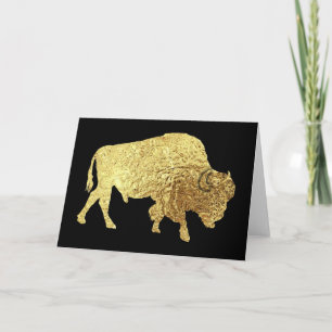 The Golden Buffalo - Talking Canyons, New Mex Card