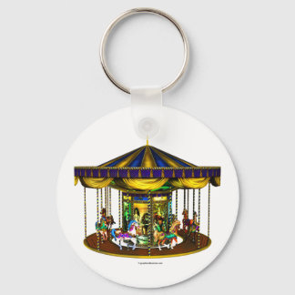The Golden Carousel Keychain