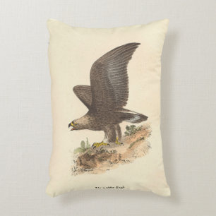 The Golden Eagle	(Aquila chrysaetos) NY Bird Image Decorative Cushion