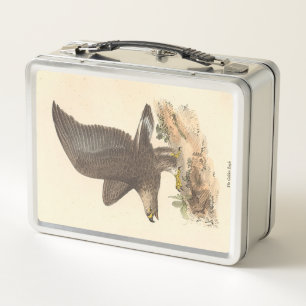 The Golden Eagle (Aquila chrysaetos) NY Bird Image Metal Lunch Box
