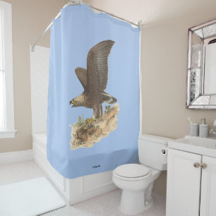 The Golden Eagle (Aquila chrysaetos) NY Bird Image Shower Curtain