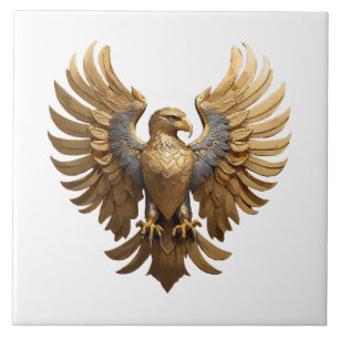 The Golden Eagle Ceramic Tile