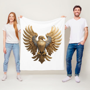 The Golden Eagle Fleece Blanket