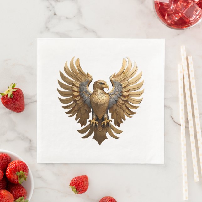 The Golden Eagle Napkin (Insitu)