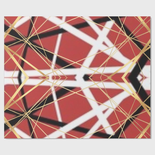 The Golden Eddie Frankenstein  Wrapping Paper (Flat)