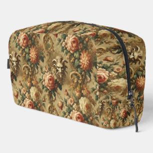 The Golden Fiend – Gothic Floral  Dopp Kit