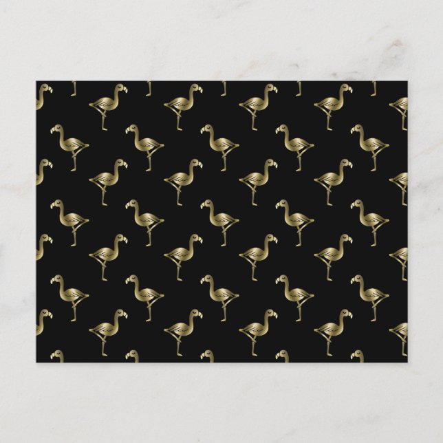 The Golden Flamingo Postcard (Front)