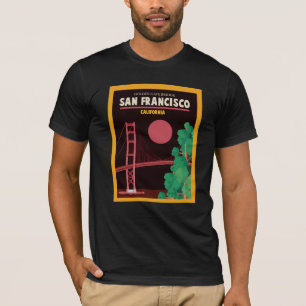 The Golden Gate Bridge at Night T-Shirt