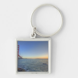 The Golden Gate Bridge at sunrise from Fort Key Ring