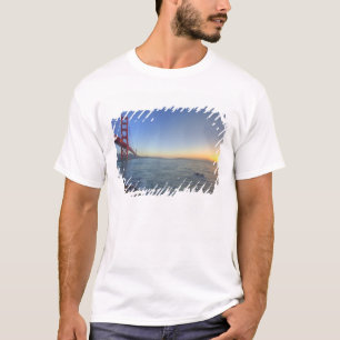The Golden Gate Bridge at sunrise from Fort T-Shirt