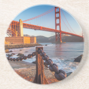 The Golden Gate Bridge From Fort Point Coaster