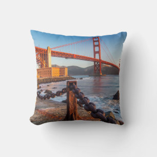 The Golden Gate Bridge From Fort Point Cushion