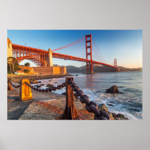 The Golden Gate Bridge From Fort Point Poster
