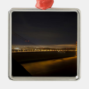 The Golden Gate Bridge from the Marin 2 Metal Ornament