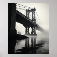 The Golden Gate Bridge in stunning black and white